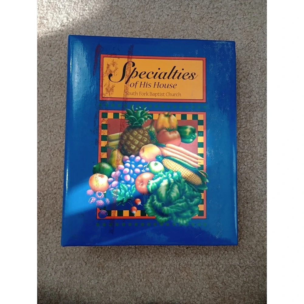 Recipes Cookbook South Fork Baptist Church Winston Salem, NC 1998 Binder